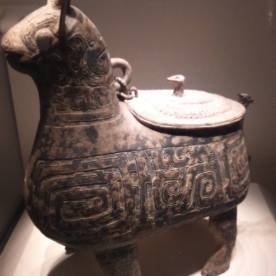 Animal-shaped Bronze Zun. wine vessel (~300BC)